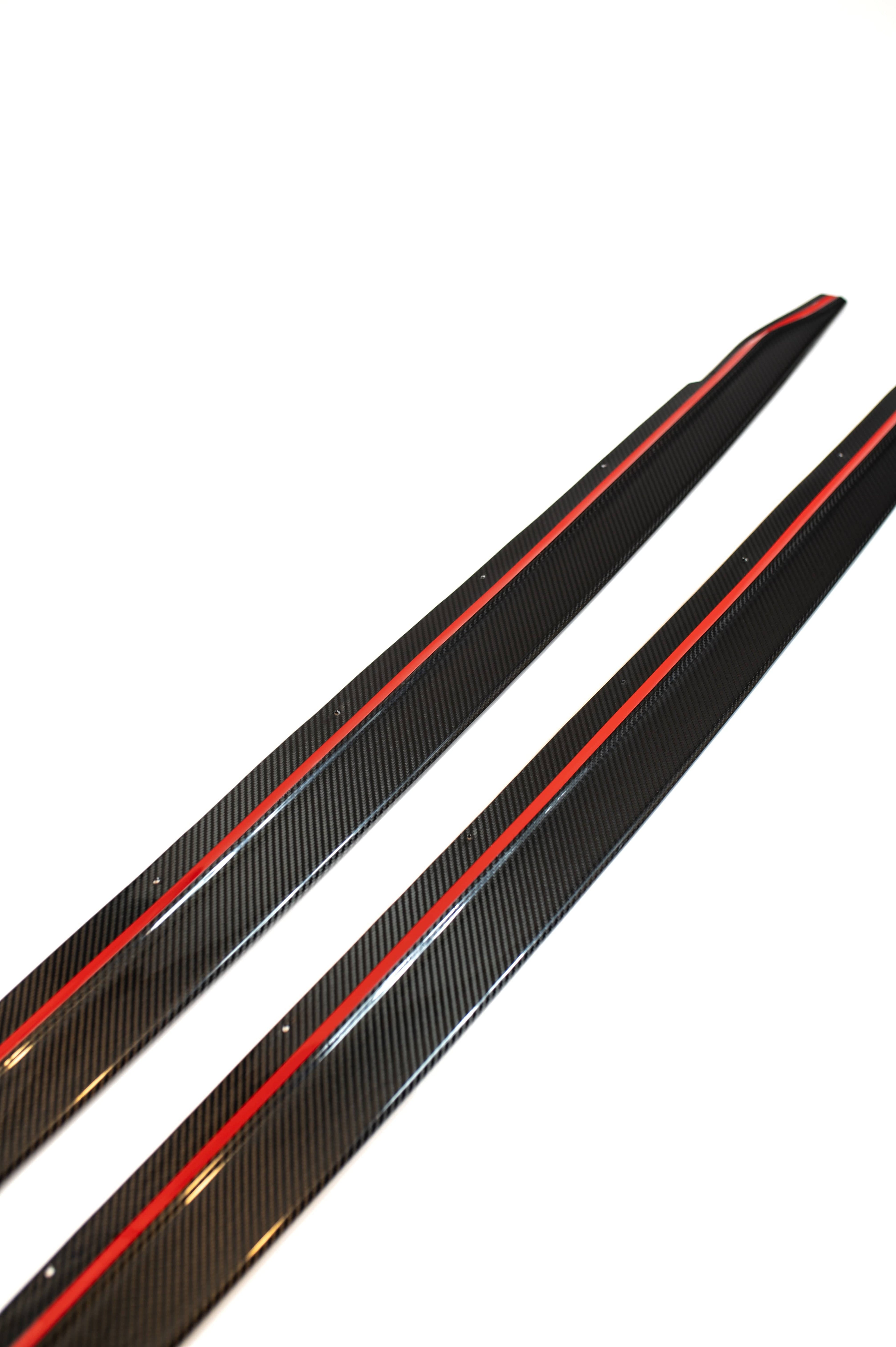 Kies-Motorsports NWCarbon Haus G8X Dry Carbon Fiber Side Skirt Extensions