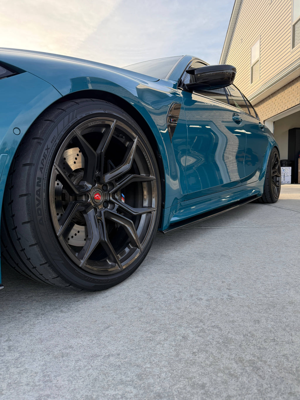Kies-Motorsports NWCarbon Haus G8X Dry Carbon Fiber Side Skirt Extensions