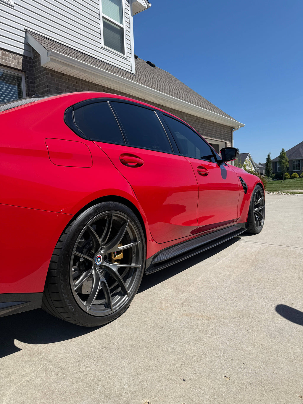 Kies-Motorsports NWCarbon Haus G8X Dry Carbon Fiber Side Skirt Extensions