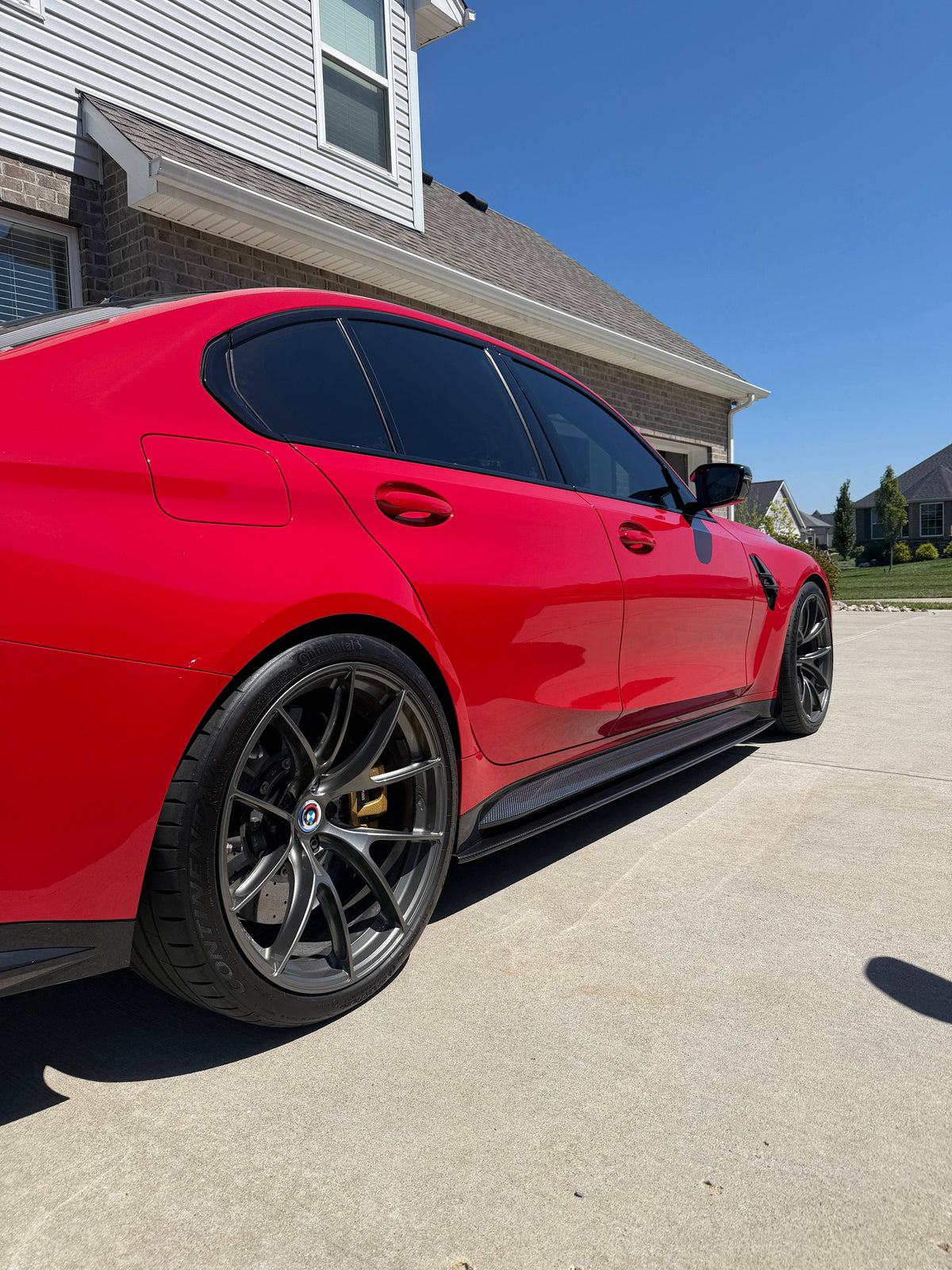Kies-Motorsports NWCarbon Haus G8X Dry Carbon Fiber Side Skirt Extensions