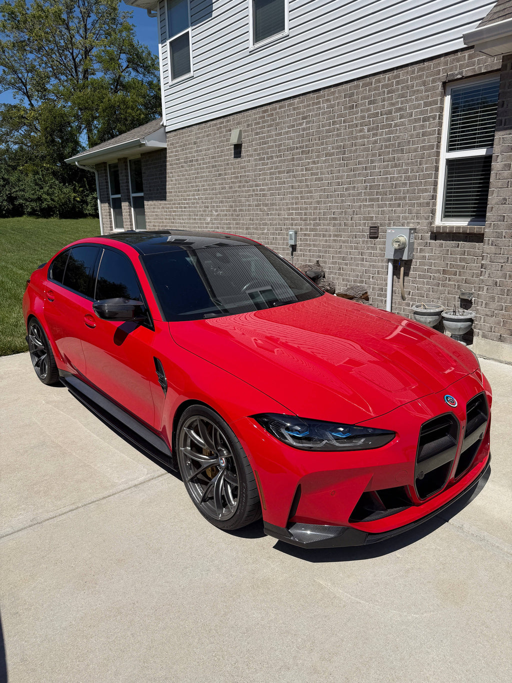 Kies-Motorsports NWCarbon Haus G8X Dry Carbon Fiber Side Skirt Extensions
