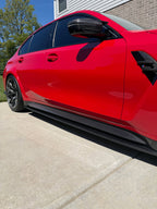 Kies-Motorsports NWCarbon Haus G8X Dry Carbon Fiber Side Skirt Extensions