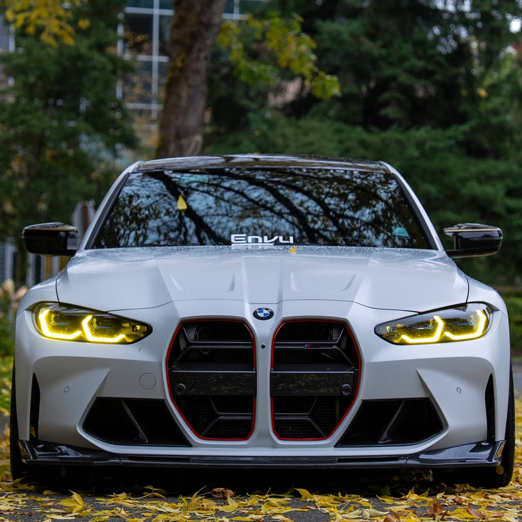 Kies-Motorsports NWCarbon Haus G8X Dry Carbon Fiber V Style Front Lip