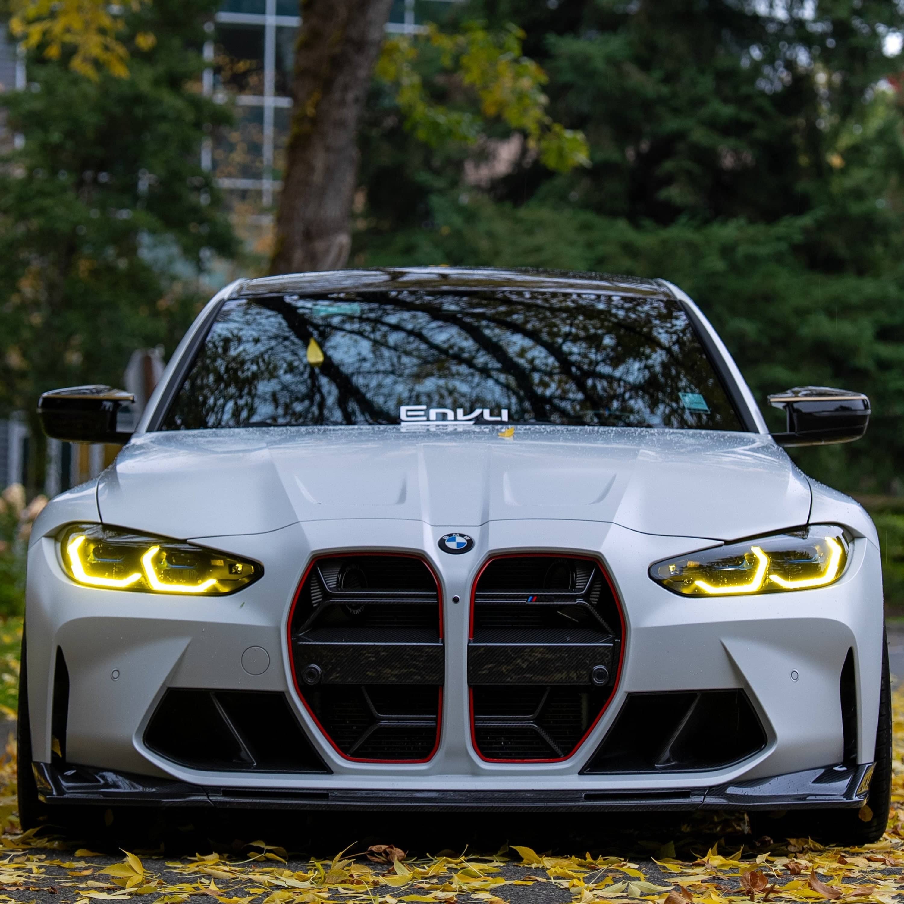 Kies-Motorsports NWCarbon Haus G8X Dry Carbon Fiber V Style Front Lip