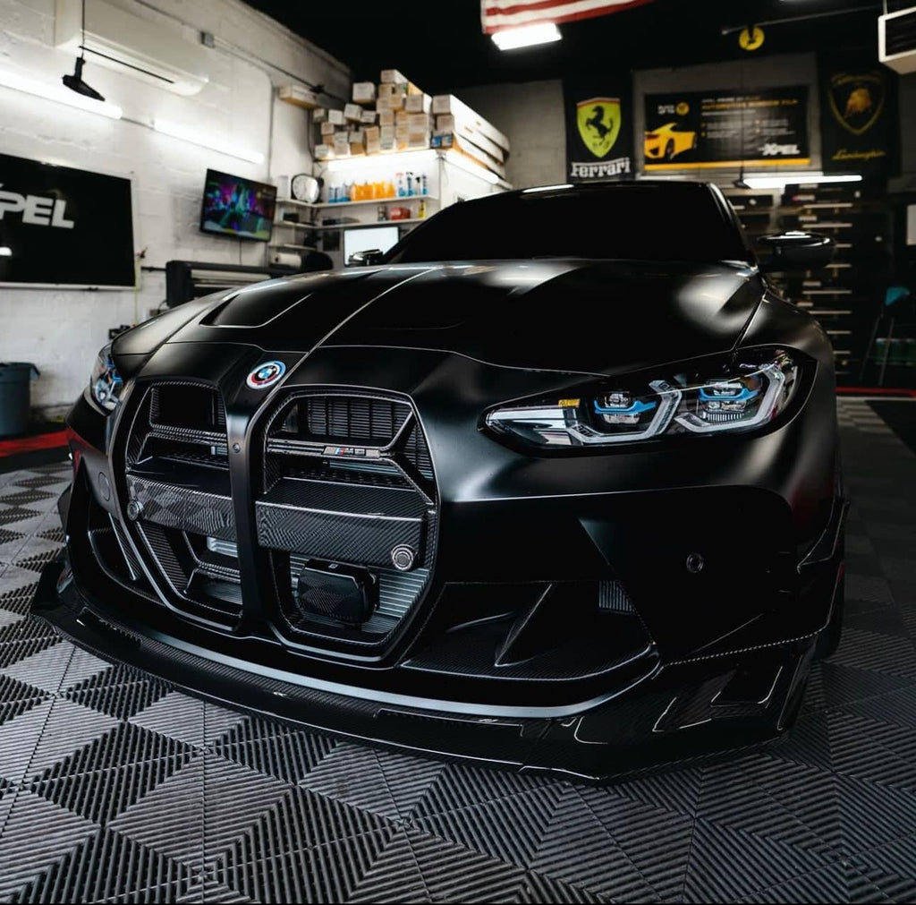 Kies-Motorsports NWCarbon Haus G8X Dry Carbon Fiber V Style Front Lip