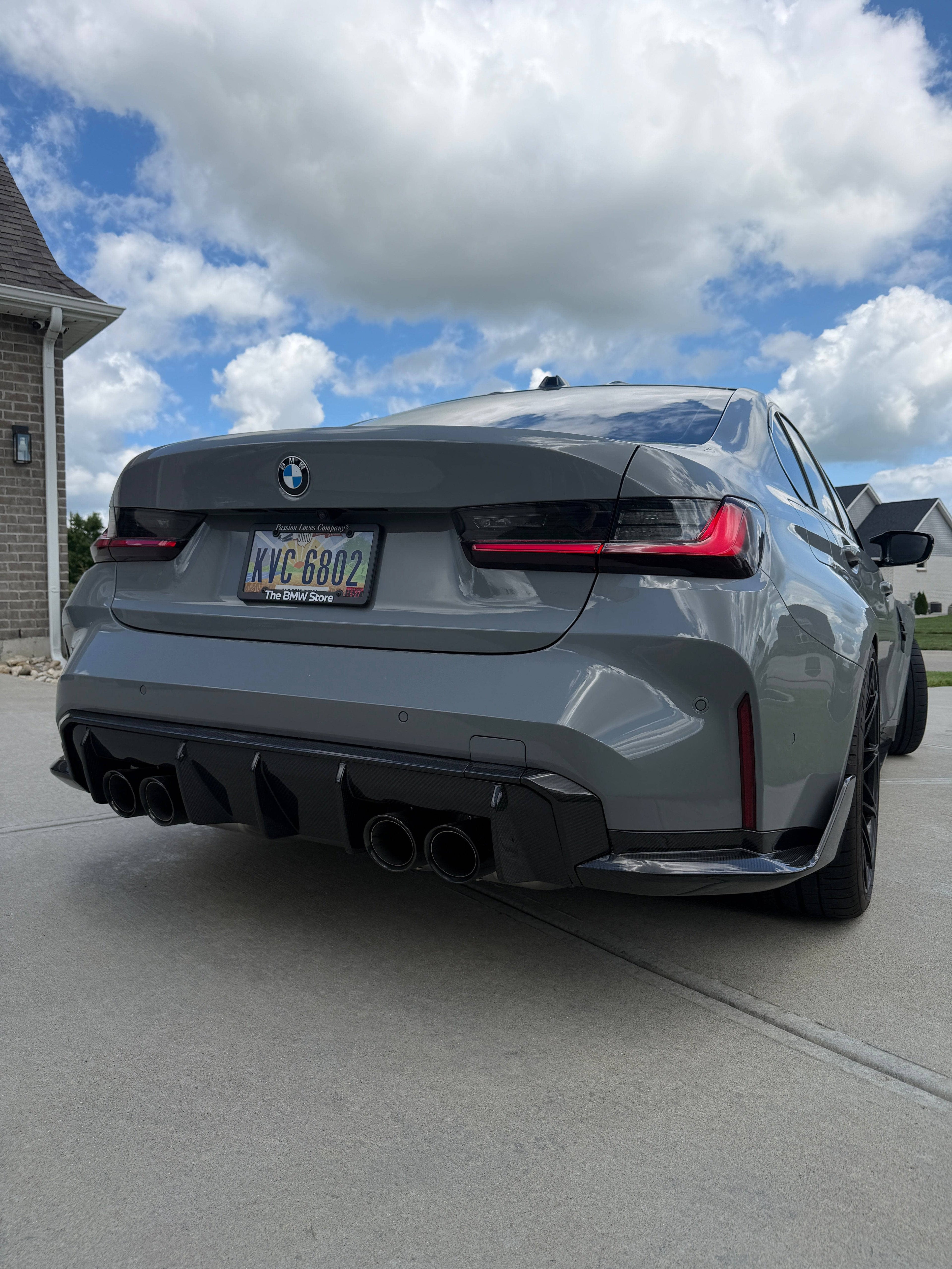 Kies-Motorsports NWCarbon Haus G8X Dry Carbon Fiber V1 Diffuser