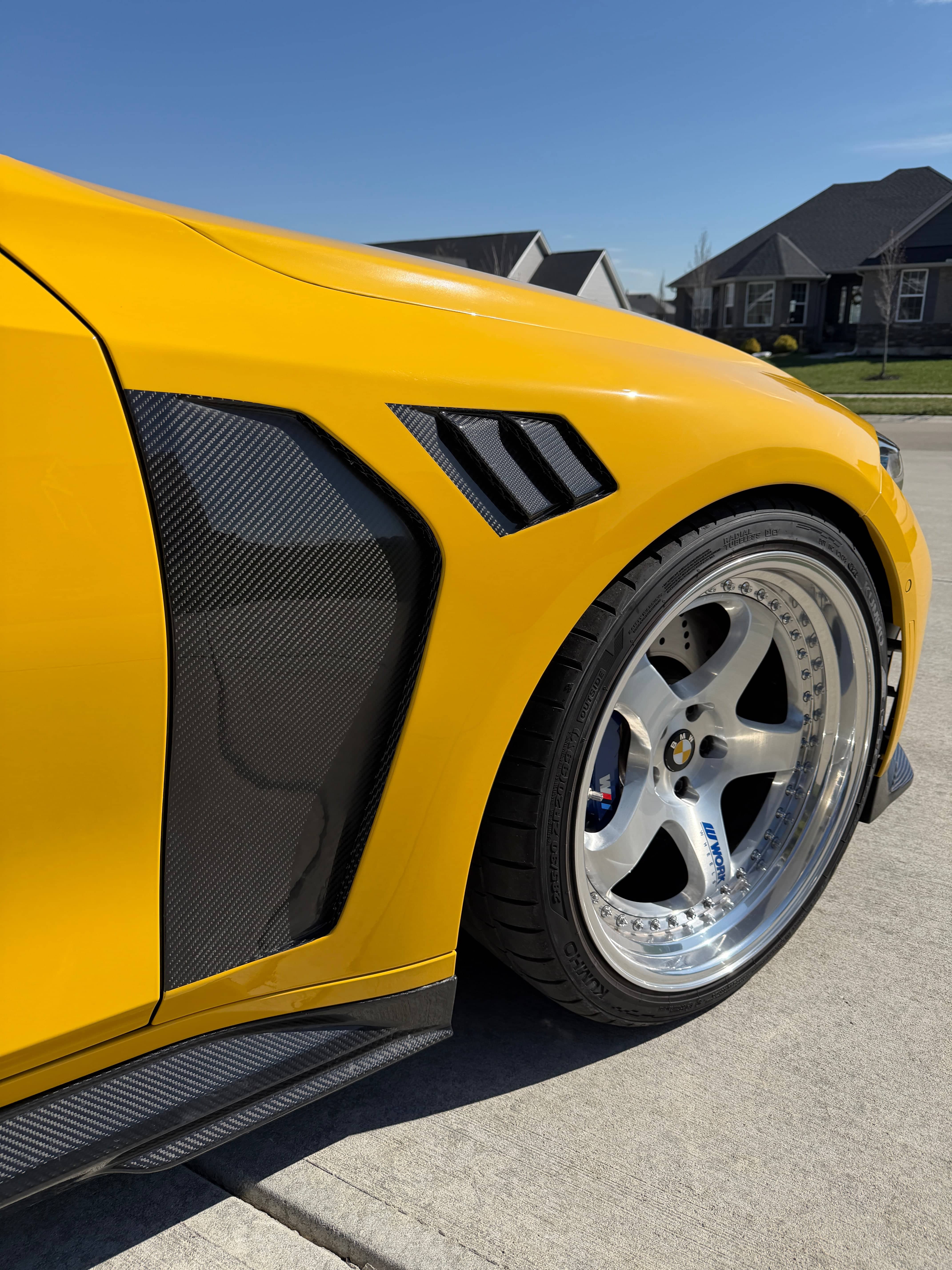 G8X Dry Carbon Fiber V2 Fenders Secondary image