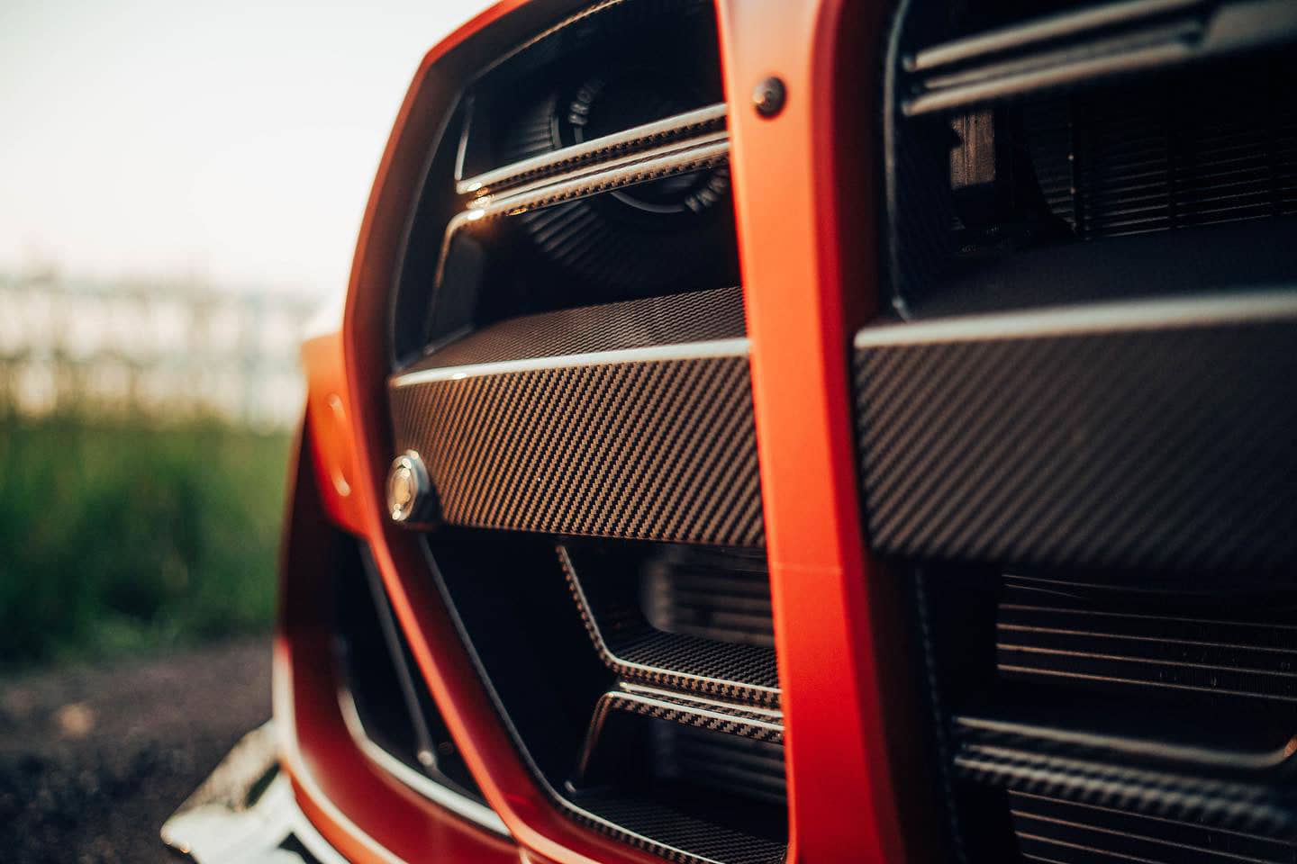 Kies-Motorsports NWCarbon Haus G8X Dry Carbon Fiber V2 Grill With or Without ACC