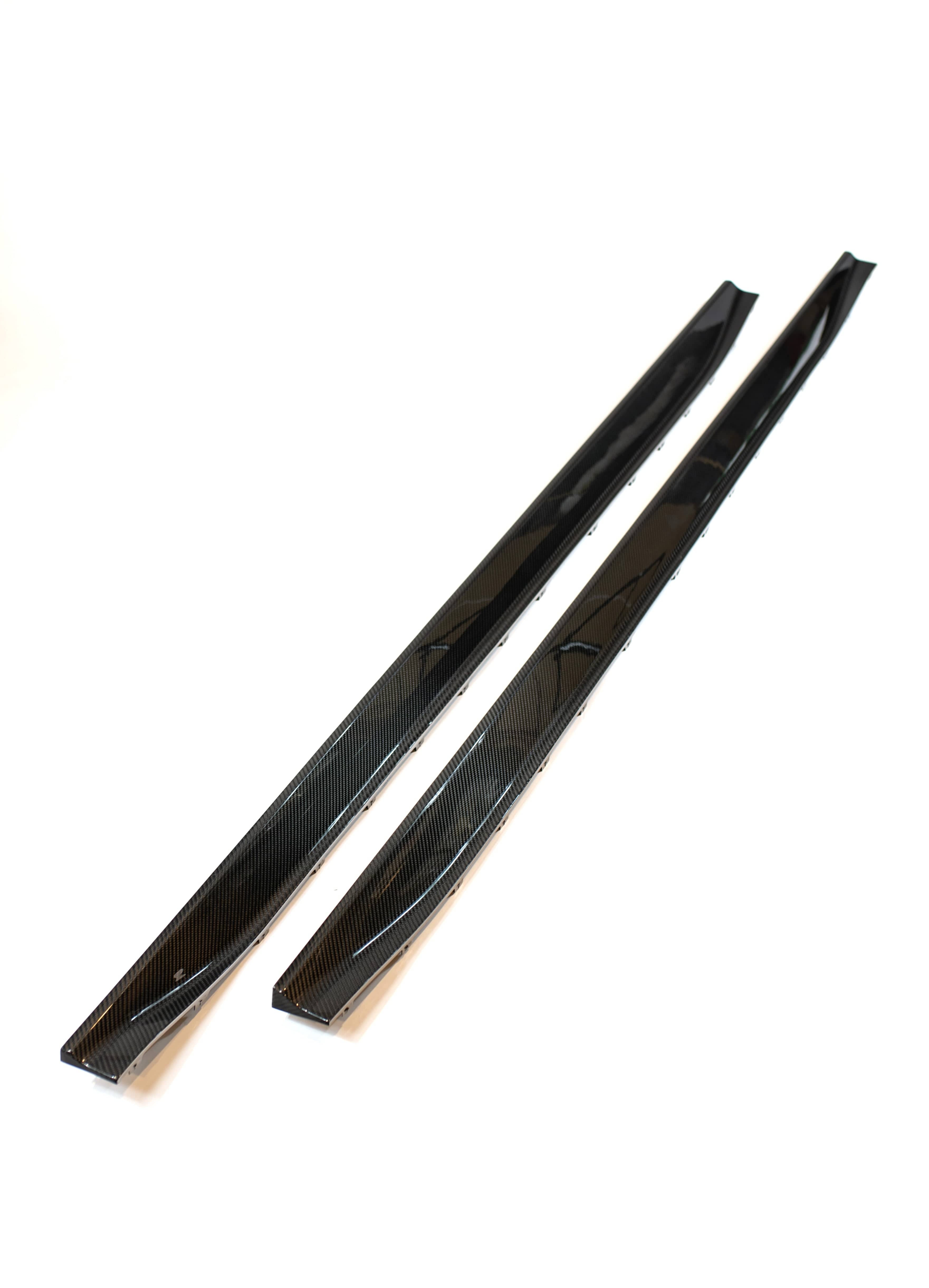Kies-Motorsports NWCarbon Haus G8X Dry Carbon Fiber V2 Side Skirts Main image