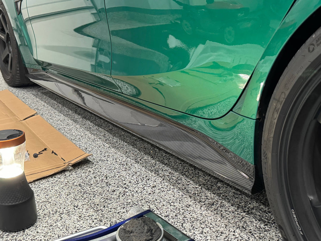 Kies-Motorsports NWCarbon Haus G8X Dry Carbon Fiber V2 Side Skirts