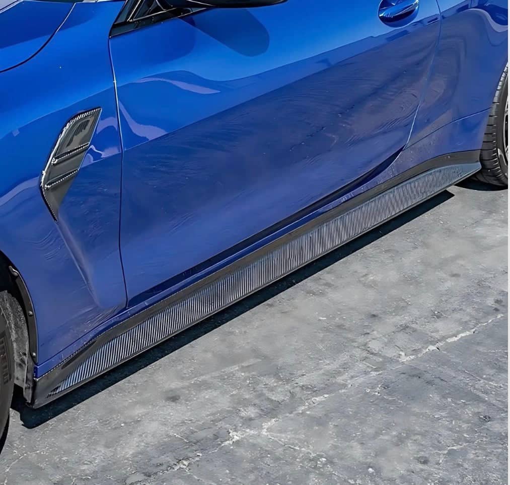 G8X Dry Carbon Fiber V2 Side Skirts Secondary image