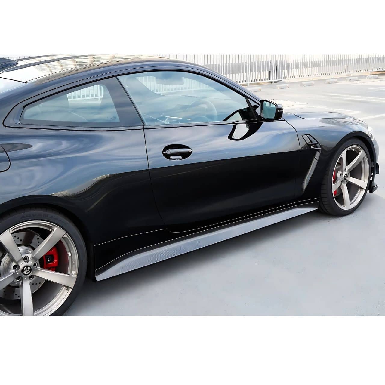 Kies-Motorsports NWCarbon Haus G8X Dry Carbon Fiber V2 Side Skirts