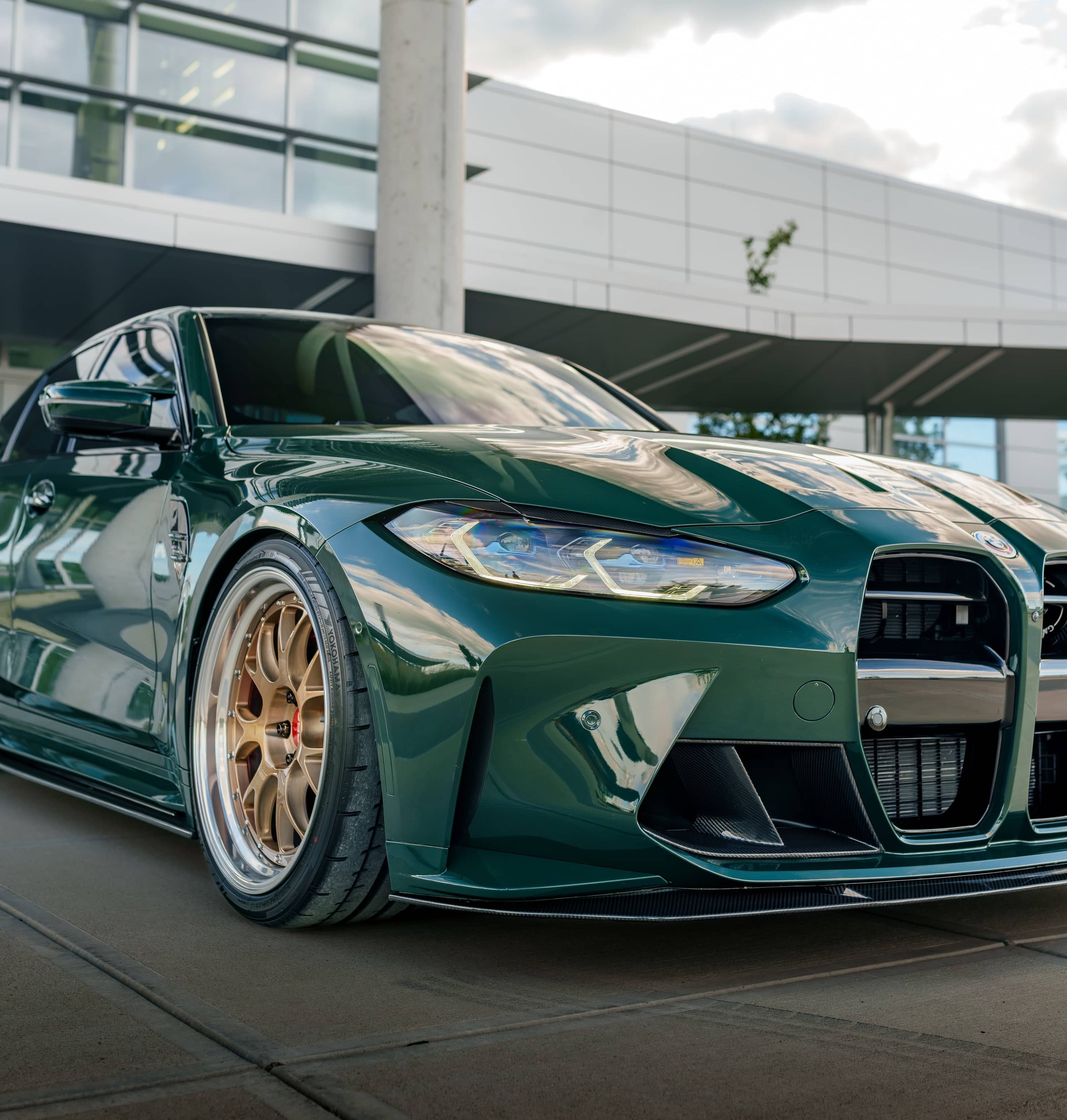 Kies-Motorsports NWCarbon Haus G8X Dry Carbon Fiber V3 Front Splitter