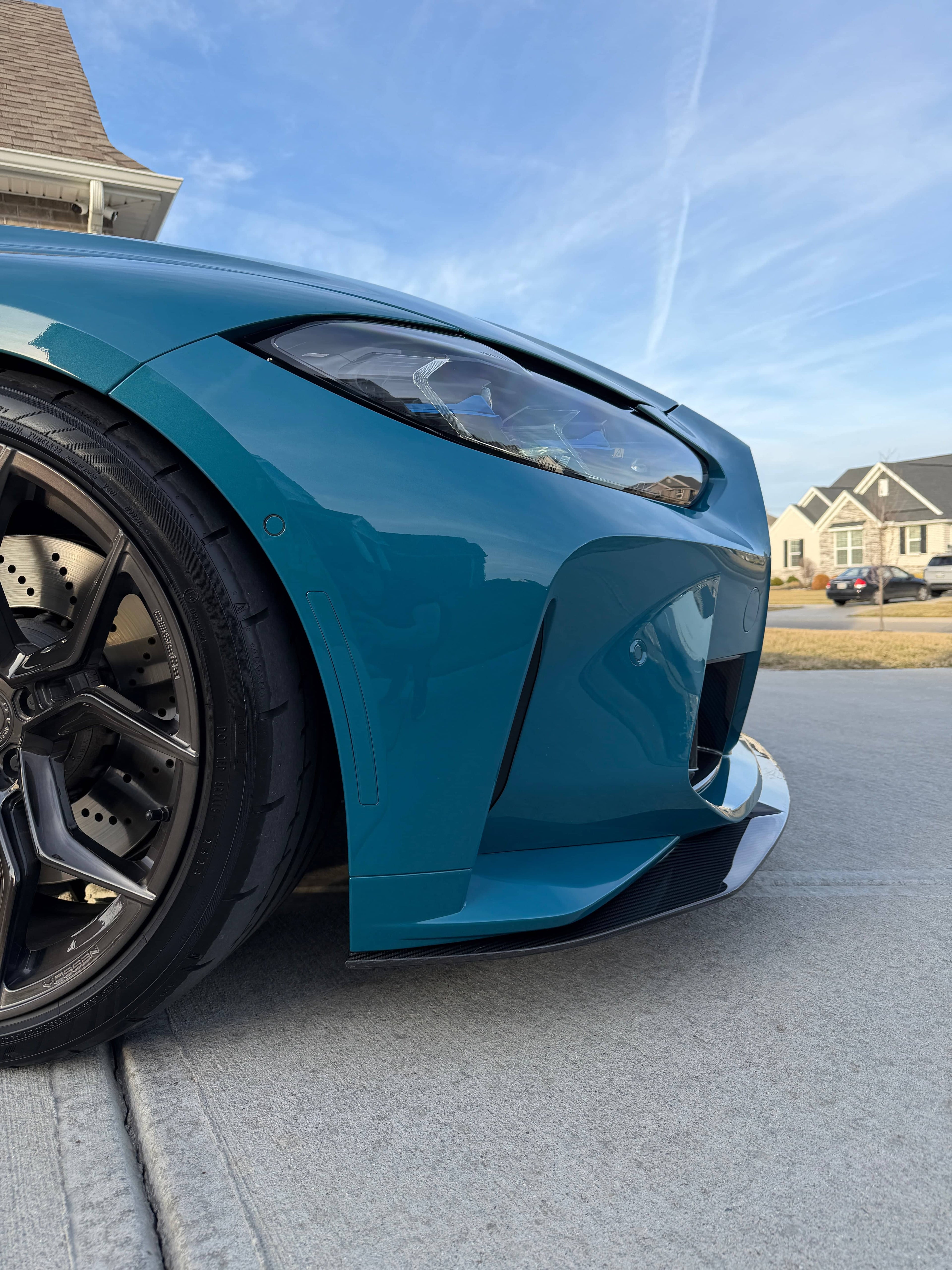 Kies-Motorsports NWCarbon Haus G8X Dry Carbon Fiber V3 Front Splitter