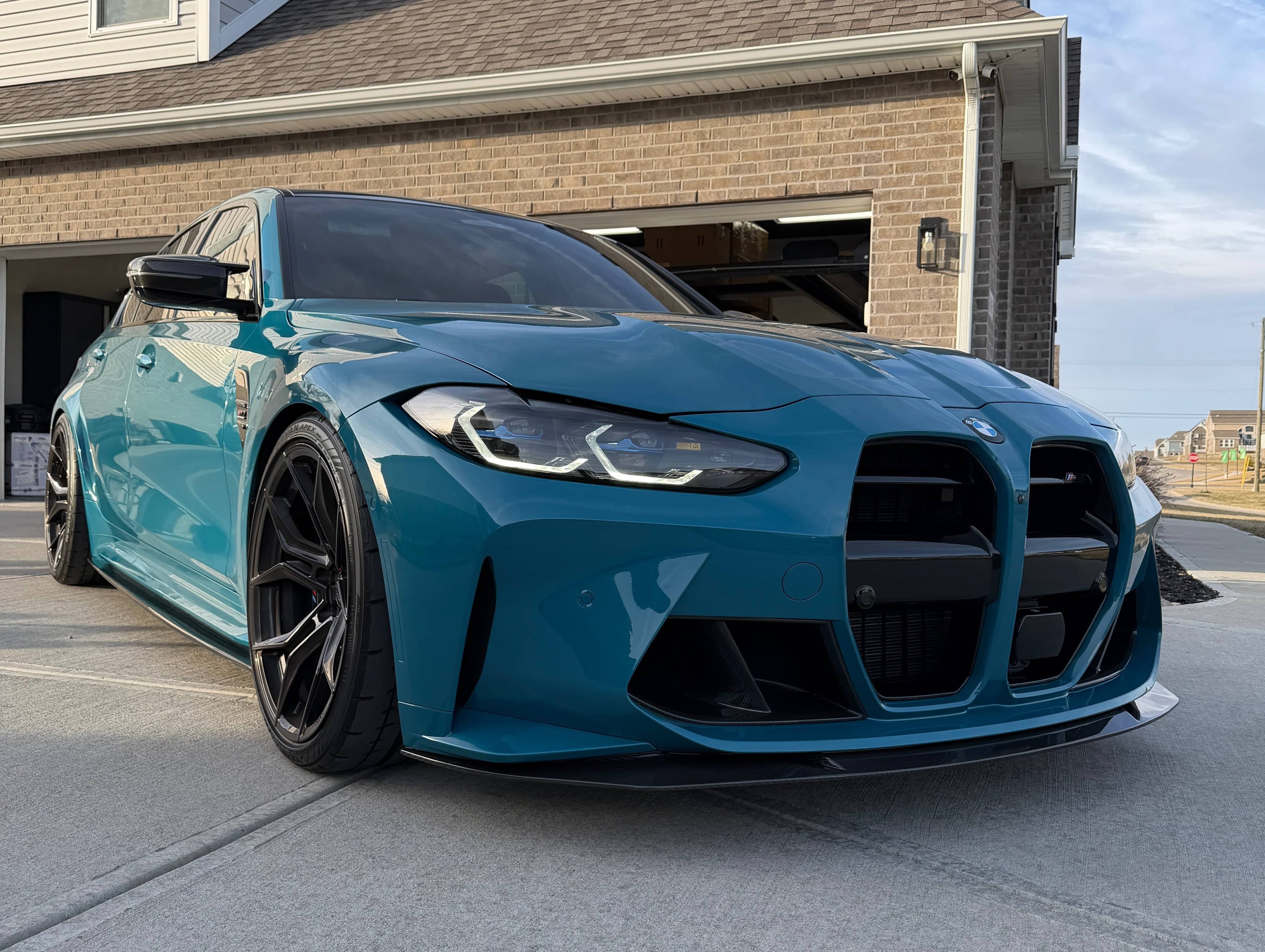 Kies-Motorsports NWCarbon Haus G8X Dry Carbon Fiber V3 Front Splitter