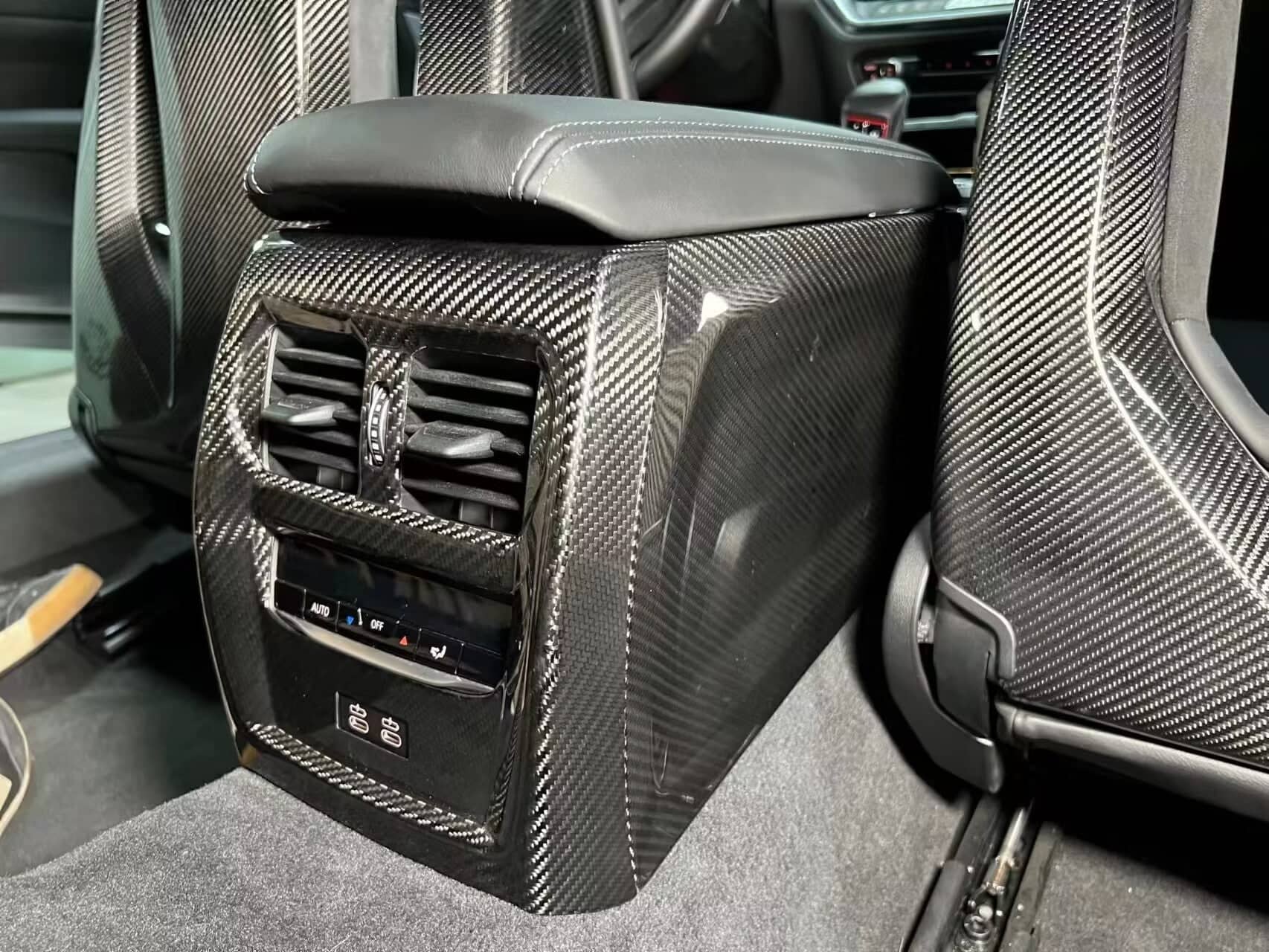 Kies-Motorsports NWCarbon Haus G8X M3/M4 Dry Carbon Fiber Center Console Side Trim