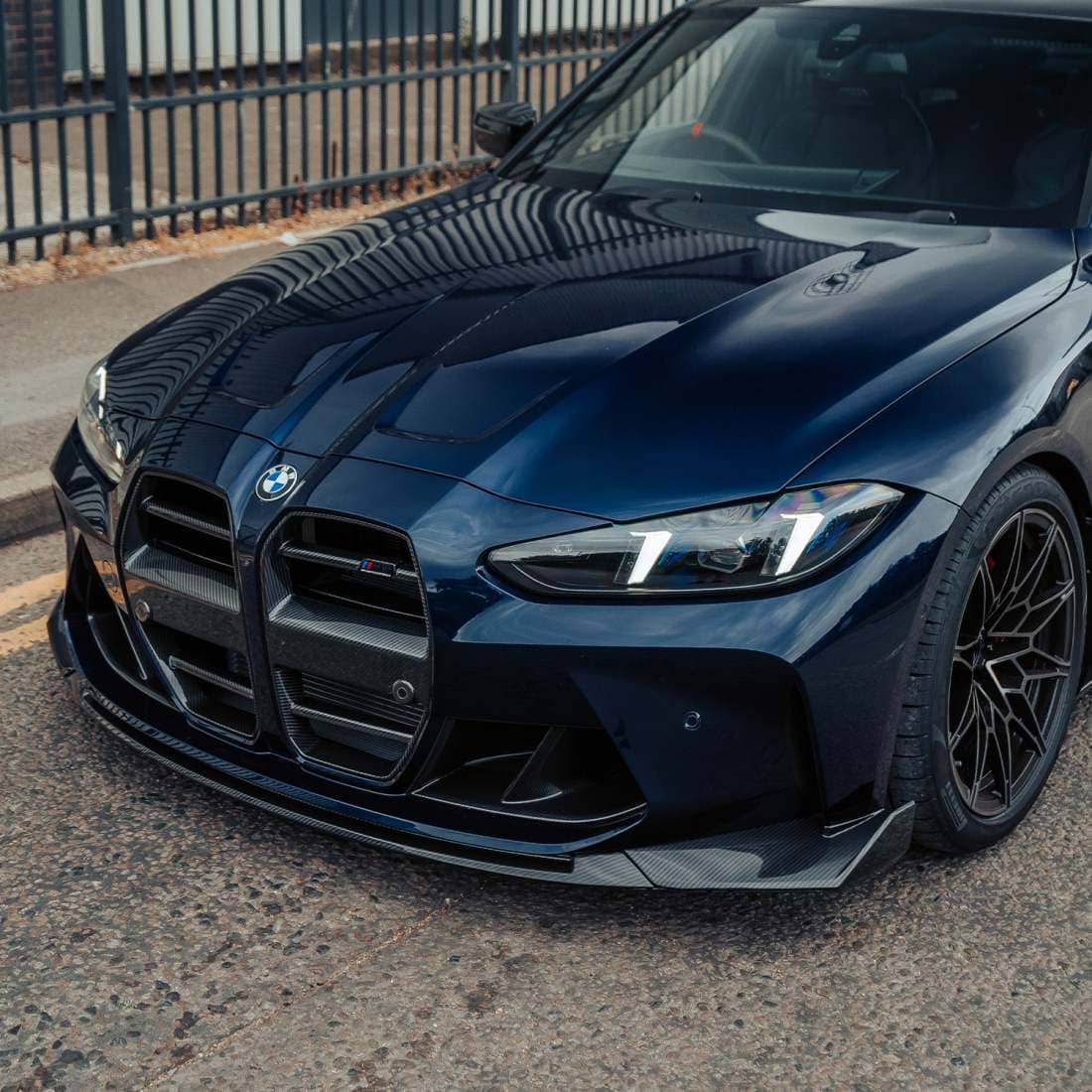 G8X OEM CS Style Dry Carbon Fiber Front Lip Secondary image