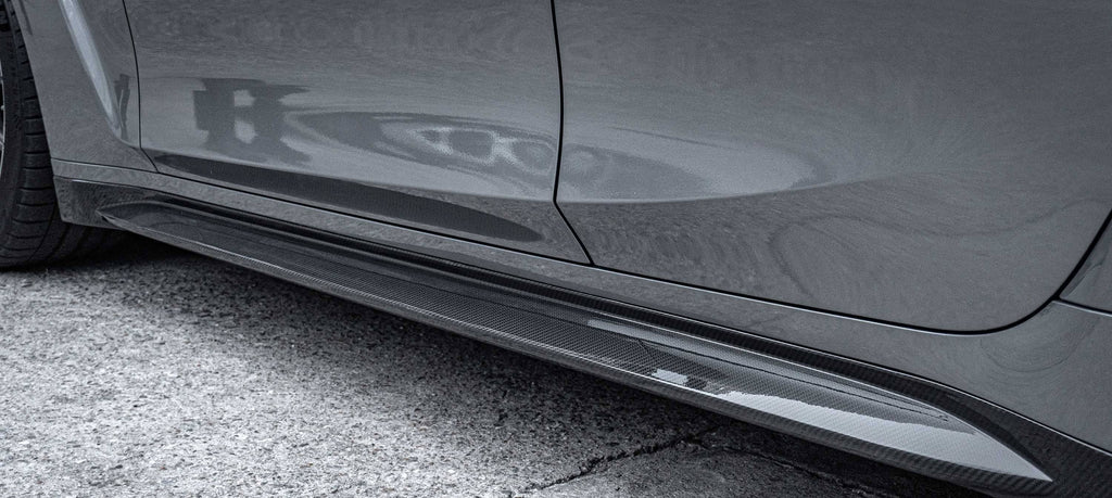Kies-Motorsports NWCarbon Haus G8X OEM Dry Carbon Fiber Side Skirts