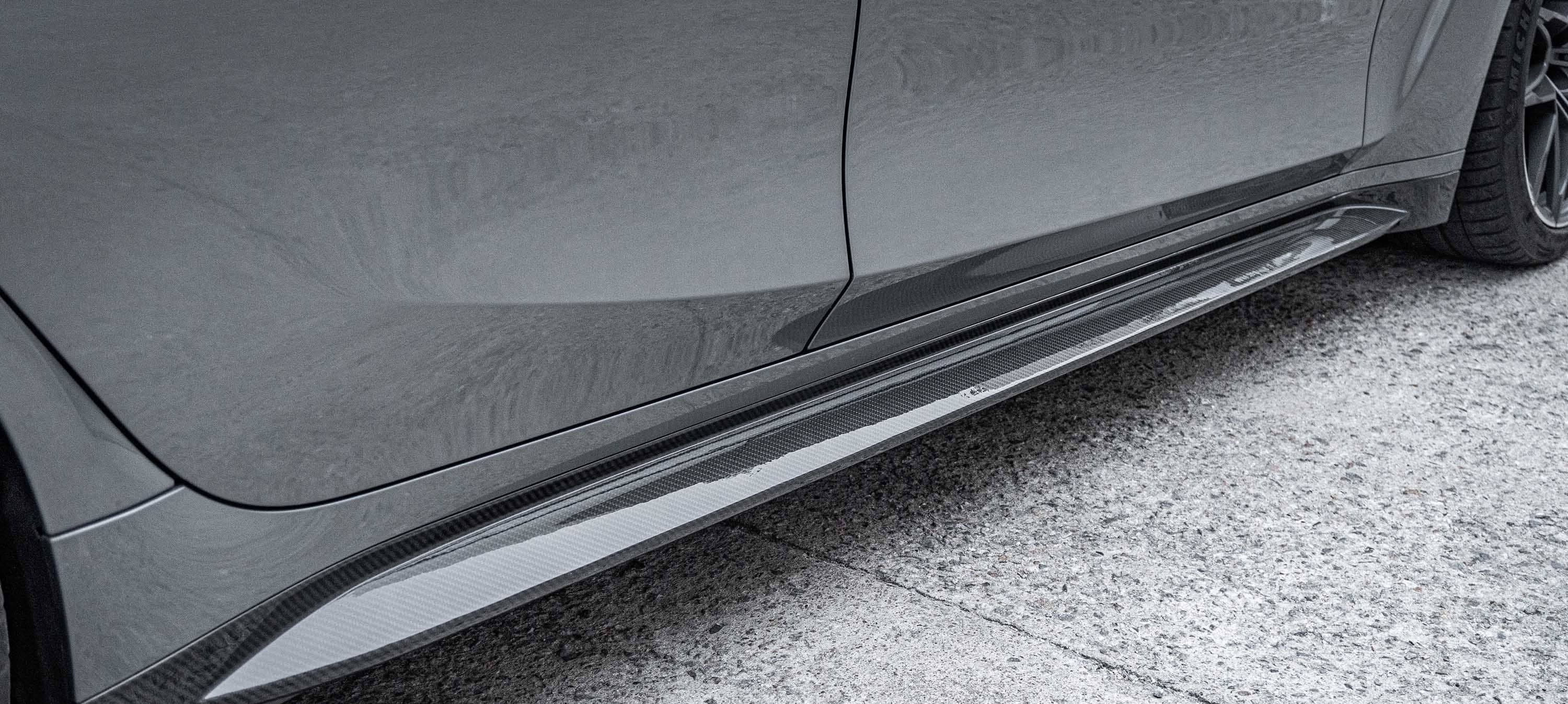 Kies-Motorsports NWCarbon Haus G8X OEM Dry Carbon Fiber Side Skirts
