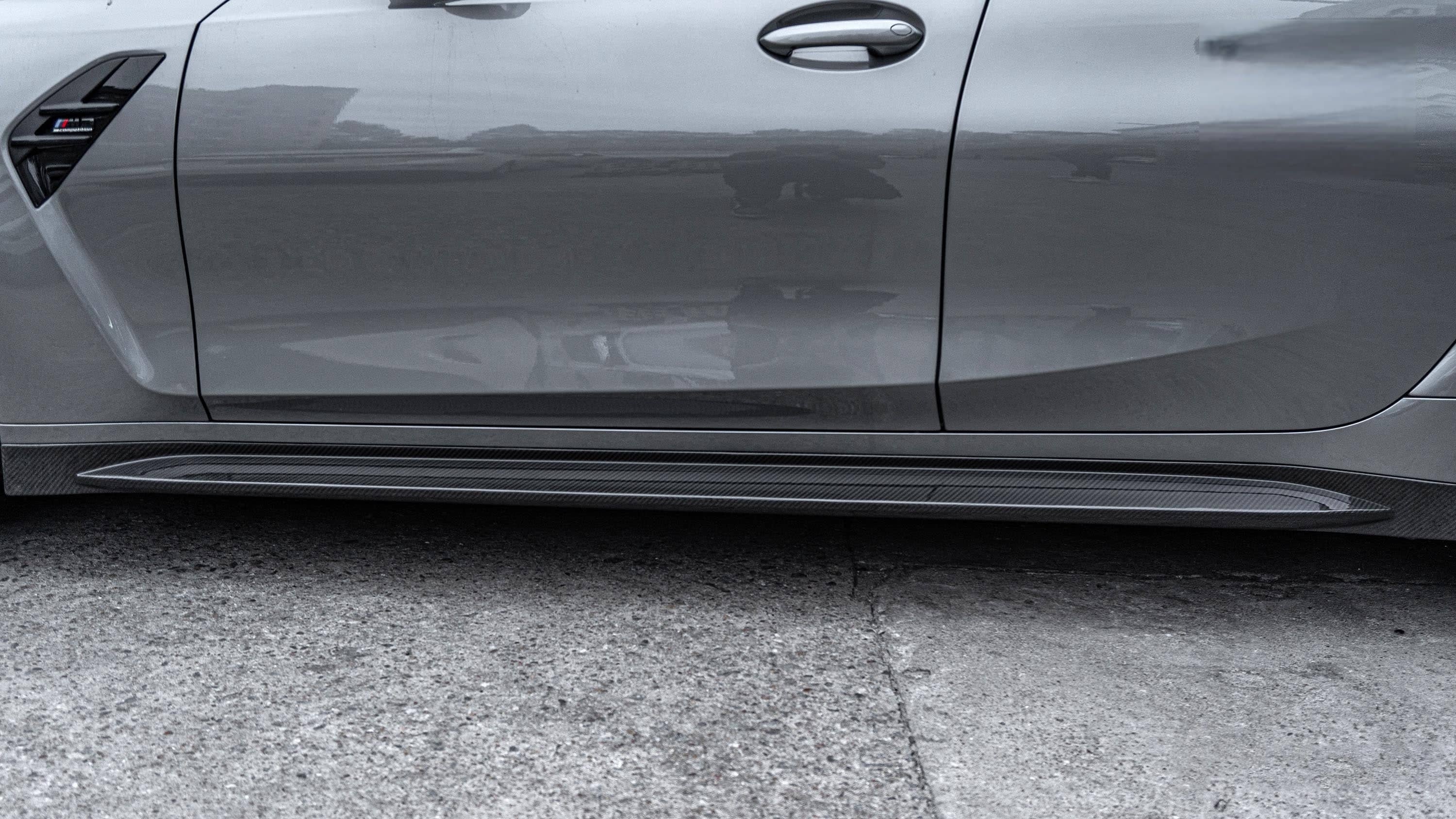 Kies-Motorsports NWCarbon Haus G8X OEM Dry Carbon Fiber Side Skirts