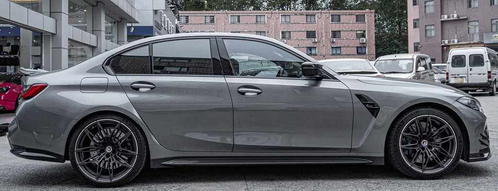 Kies-Motorsports NWCarbon Haus G8X OEM Dry Carbon Fiber Side Skirts