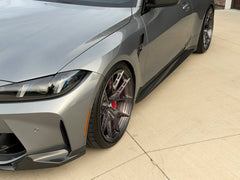 Kies-Motorsports NWCarbon Haus G8X OEM Dry Carbon Fiber Side Skirts