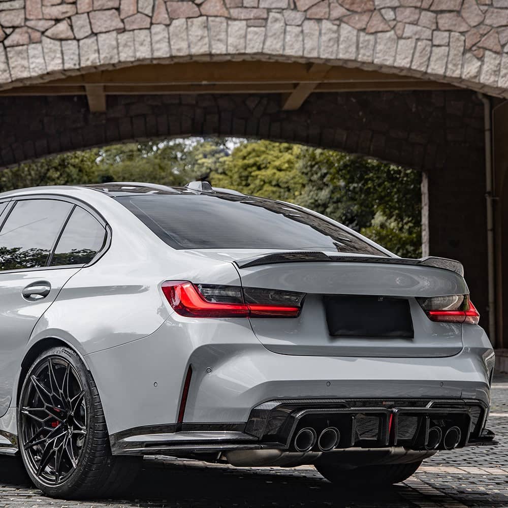 Kies-Motorsports NWCarbon Haus G8X SQ-A Style Carbon Fiber Rear Splitters