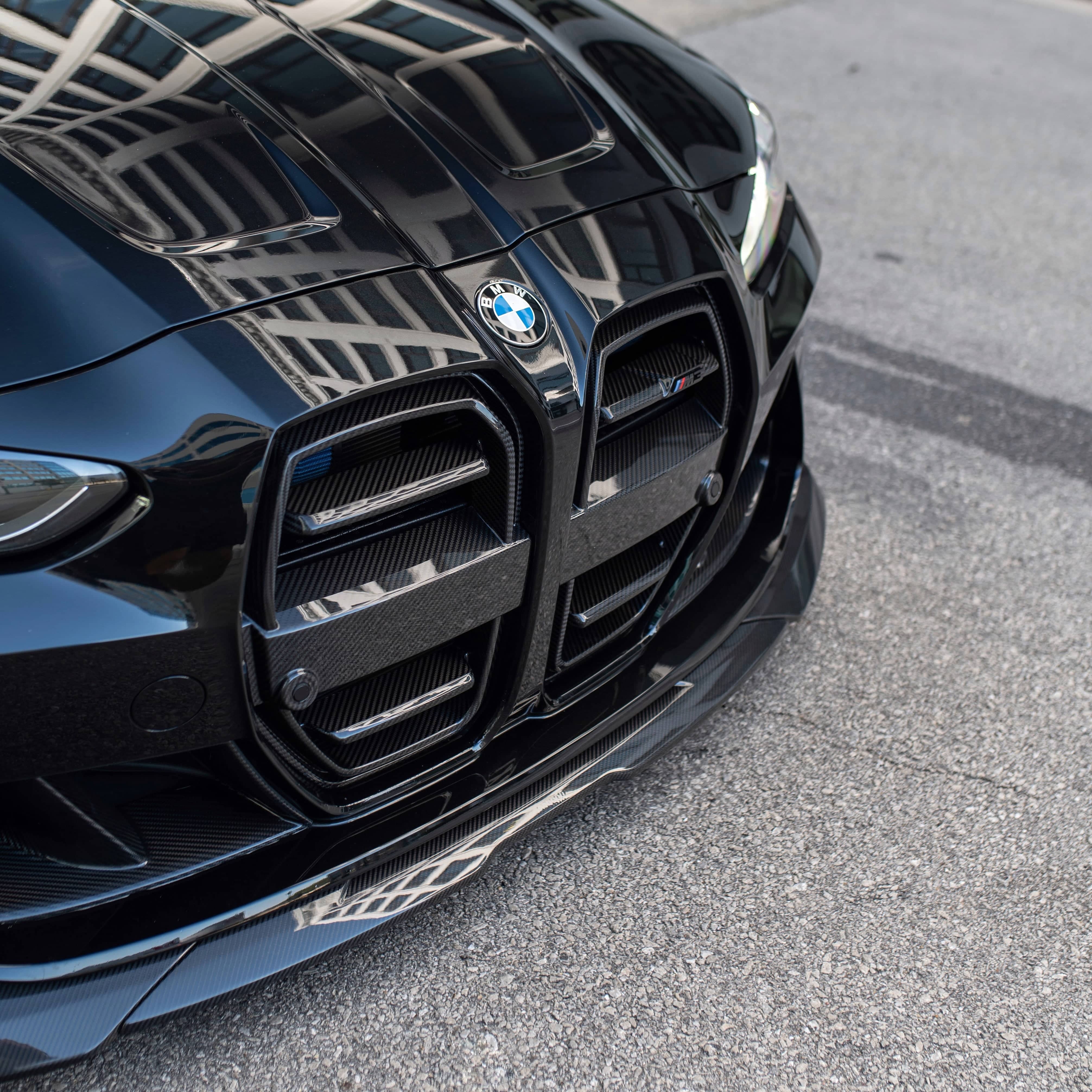 G8X SQ-B Style Dry Carbon Fiber Front Lip Secondary image