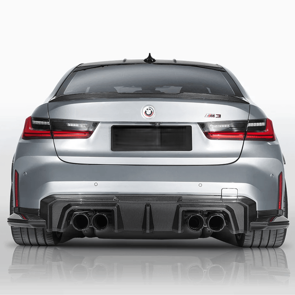 Kies-Motorsports NWCarbon Haus G8X SQ-B Style Dry Carbon Fiber Rear Diffuser Set