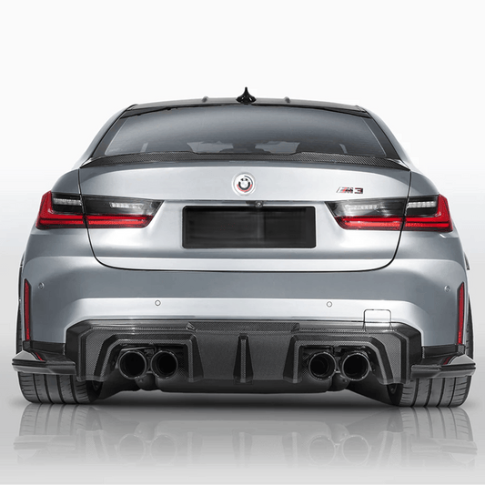 Kies-Motorsports NWCarbon Haus G8X SQ-B Style Dry Carbon Fiber Rear Diffuser Set