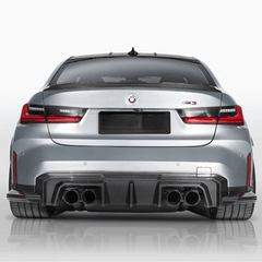 Kies-Motorsports NWCarbon Haus G8X SQ-B Style Dry Carbon Fiber Rear Diffuser Set