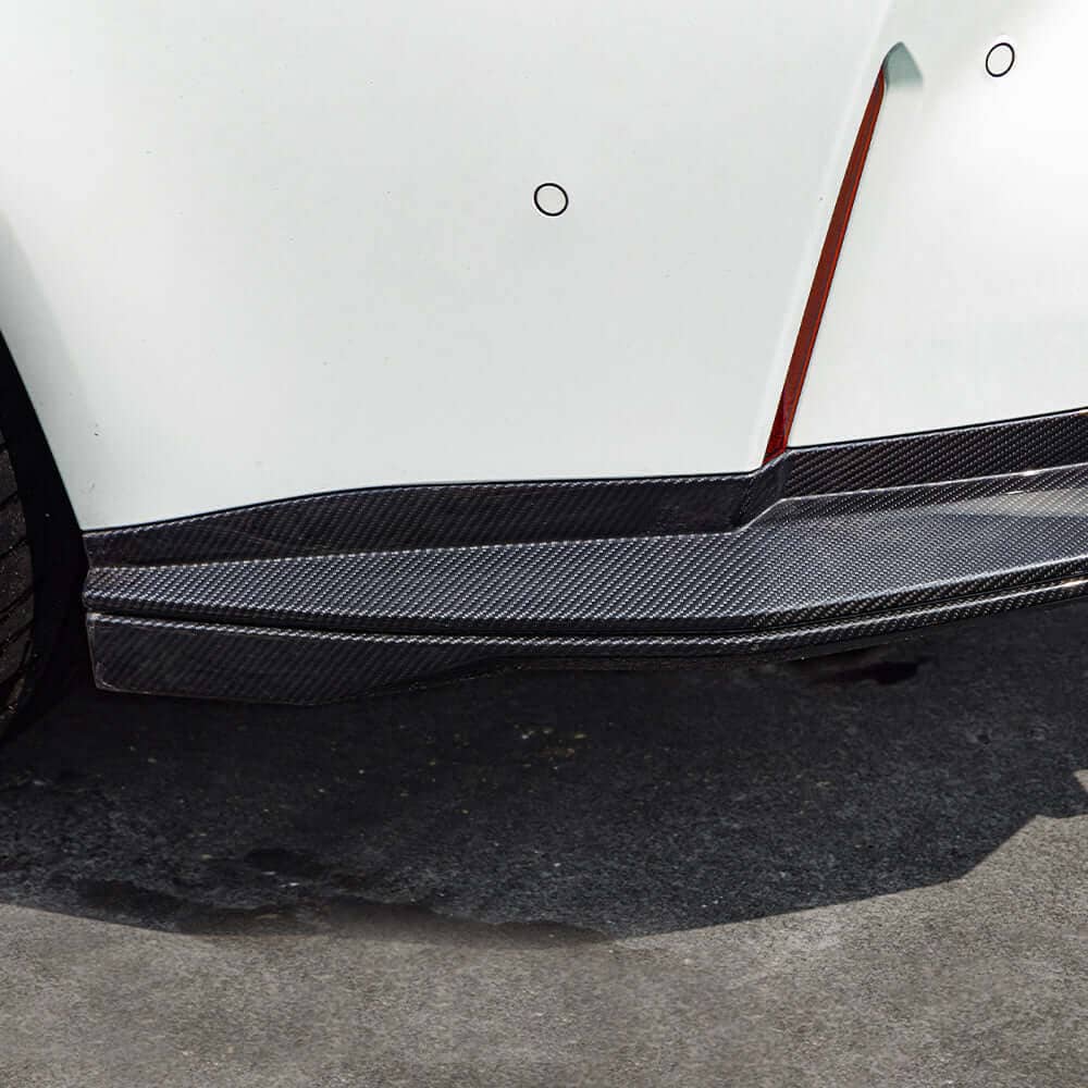 Kies-Motorsports NWCarbon Haus G8X SQ-B Style Dry Carbon Fiber Rear Diffuser Set WITH LED