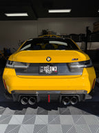 Kies-Motorsports NWCarbon Haus G8X SQ-B Style Dry Carbon Fiber Rear Diffuser Set WITH LED