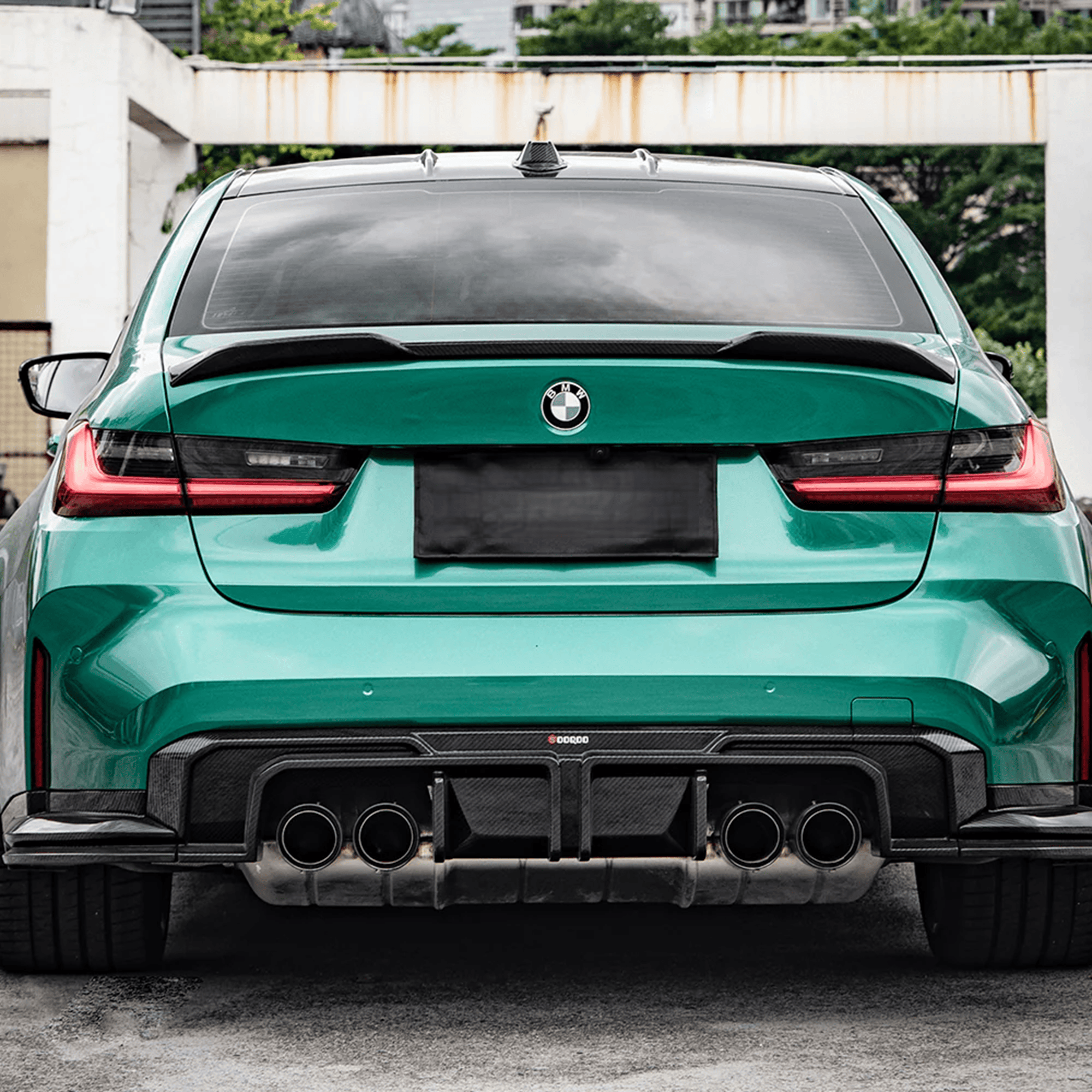 Kies-Motorsports NWCarbon Haus G8X SQ Carbon Fiber Rear Diffuser