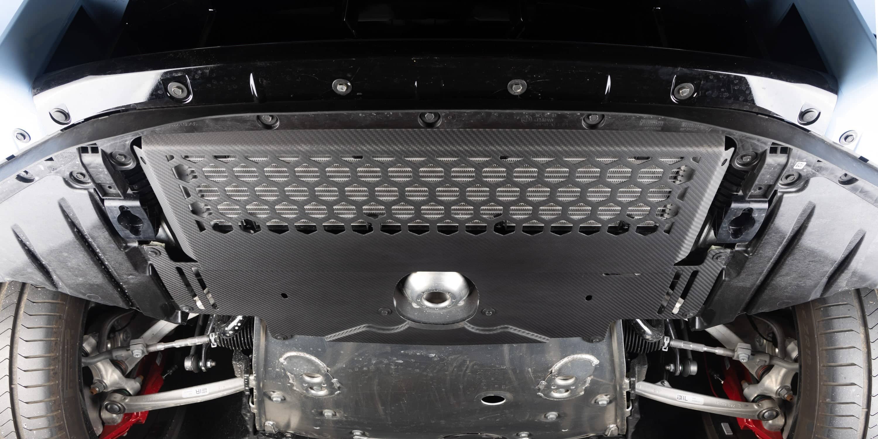 Kies-Motorsports NWCarbon Haus G8X SQ Dry Carbon Skid Plate