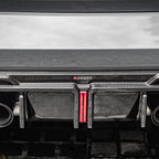 Kies-Motorsports NWCarbon Haus G8X SQ Style Carbon Fiber Diffuser With Brake Light/Splitters Combo