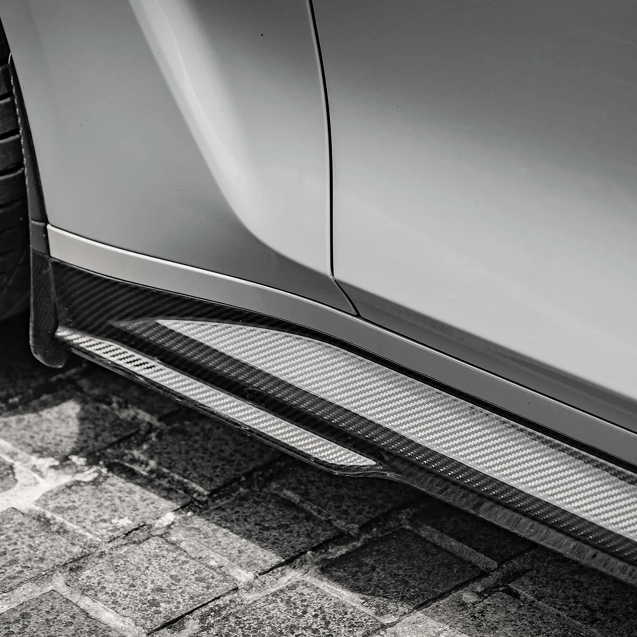 Kies-Motorsports NWCarbon Haus G8X SQ Style Carbon Fiber Side Skirts