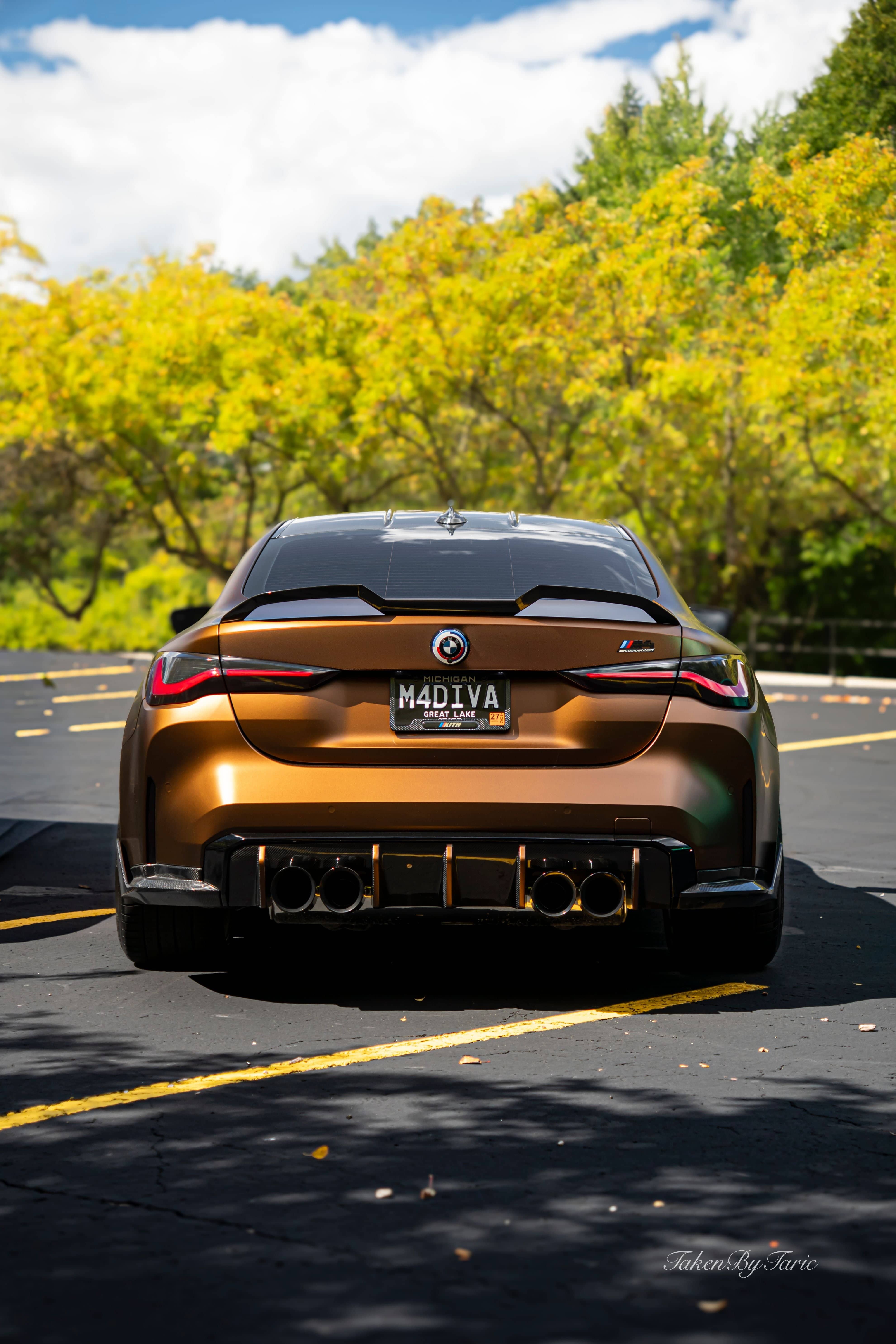 G8X V3 Dry carbon Fiber Rear Spoiler Secondary image