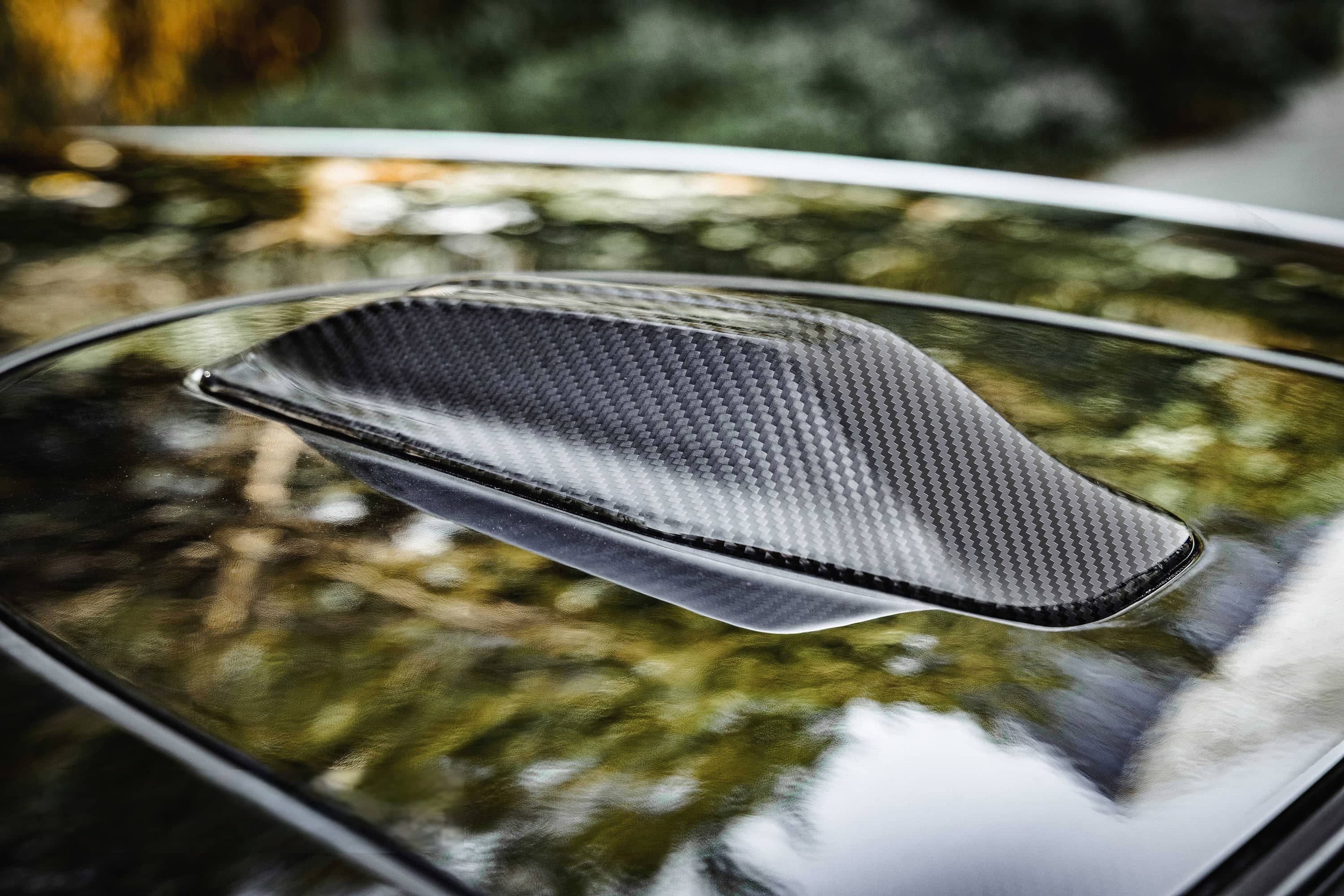 Kies-Motorsports NWCarbon Haus G90 Dry Carbon Fiber Antenna Trim