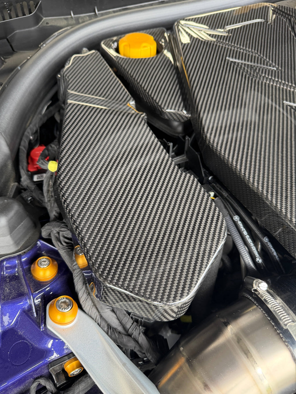 Kies-Motorsports NWCarbon Haus G90/G99 M5 OEM Style Dry Carbon Fiber Engine Accessory Covers