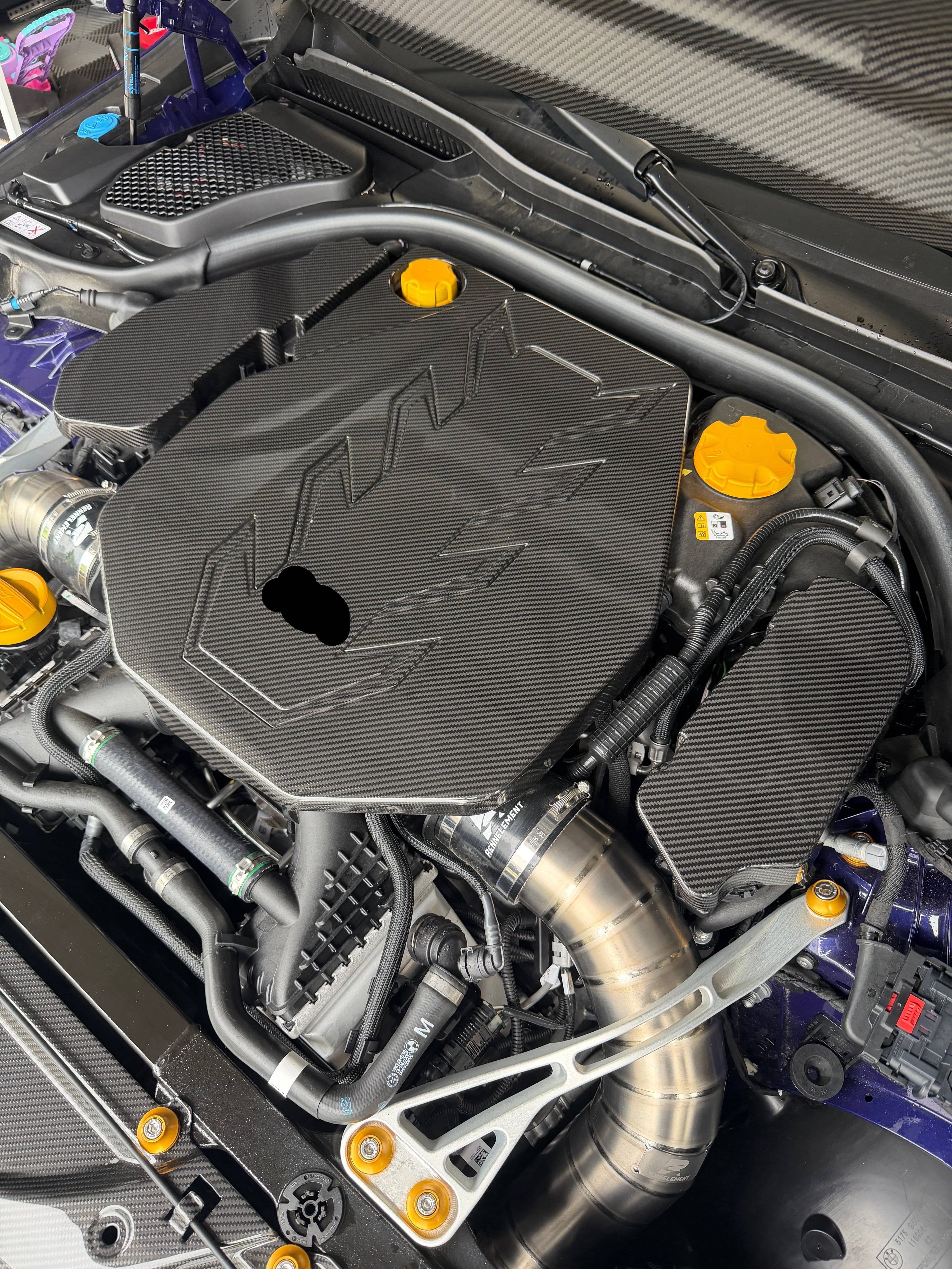 Kies-Motorsports NWCarbon Haus G90/G99 M5 OEM Style Dry Carbon Fiber Engine Accessory Covers