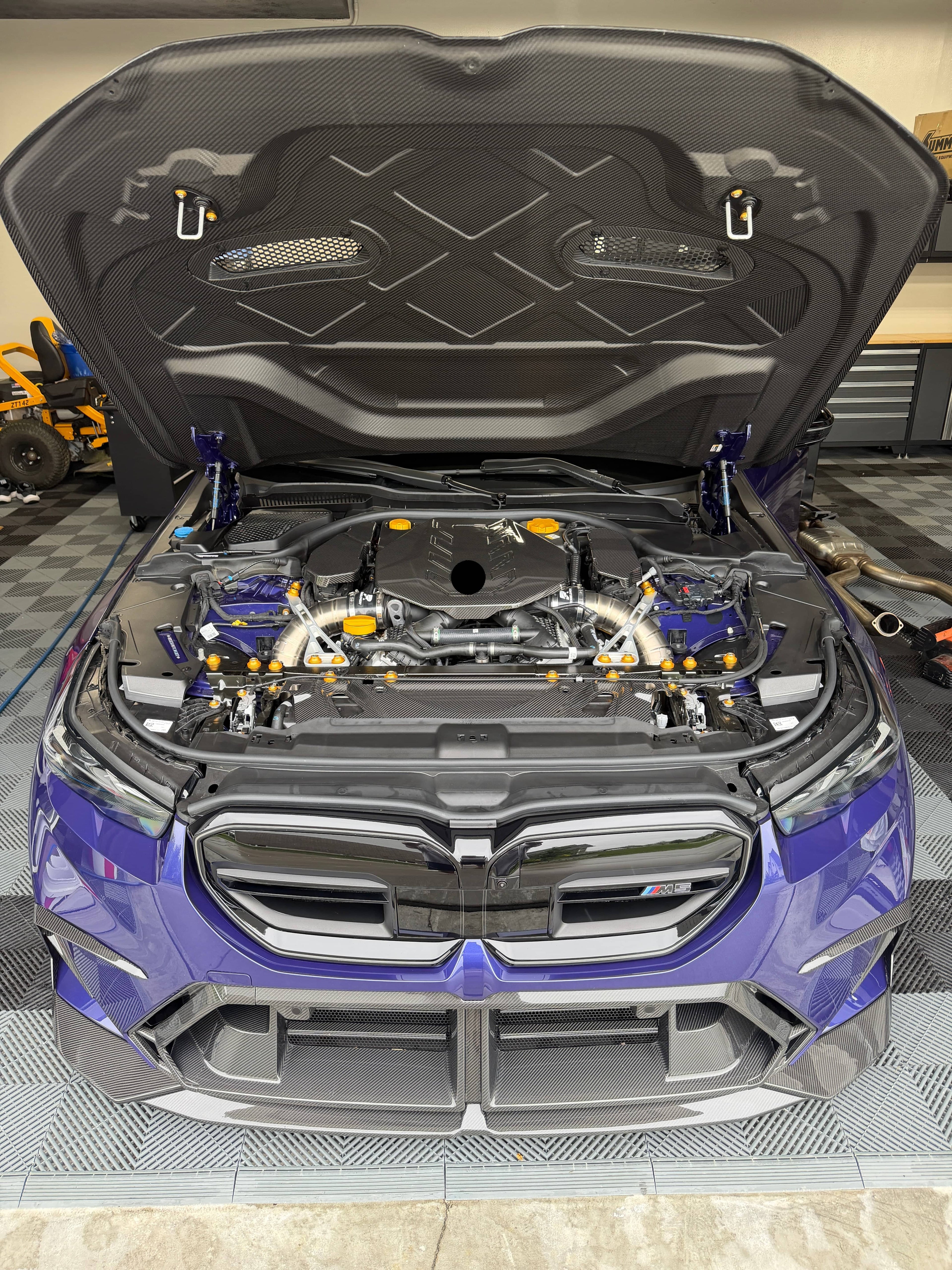 Kies-Motorsports NWCarbon Haus G90/G99 M5 OEM Style Dry Carbon Fiber Engine Cover