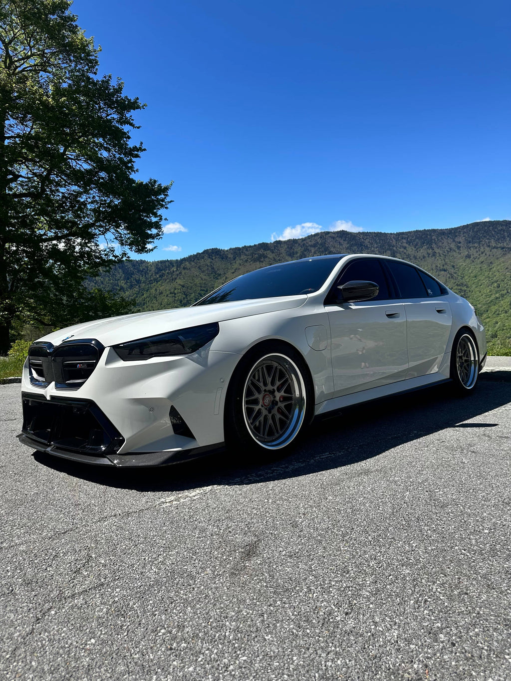 Kies-Motorsports NWCarbon Haus G90/G99 M5 SQ-A Style Dry Carbon Fiber Front Lip