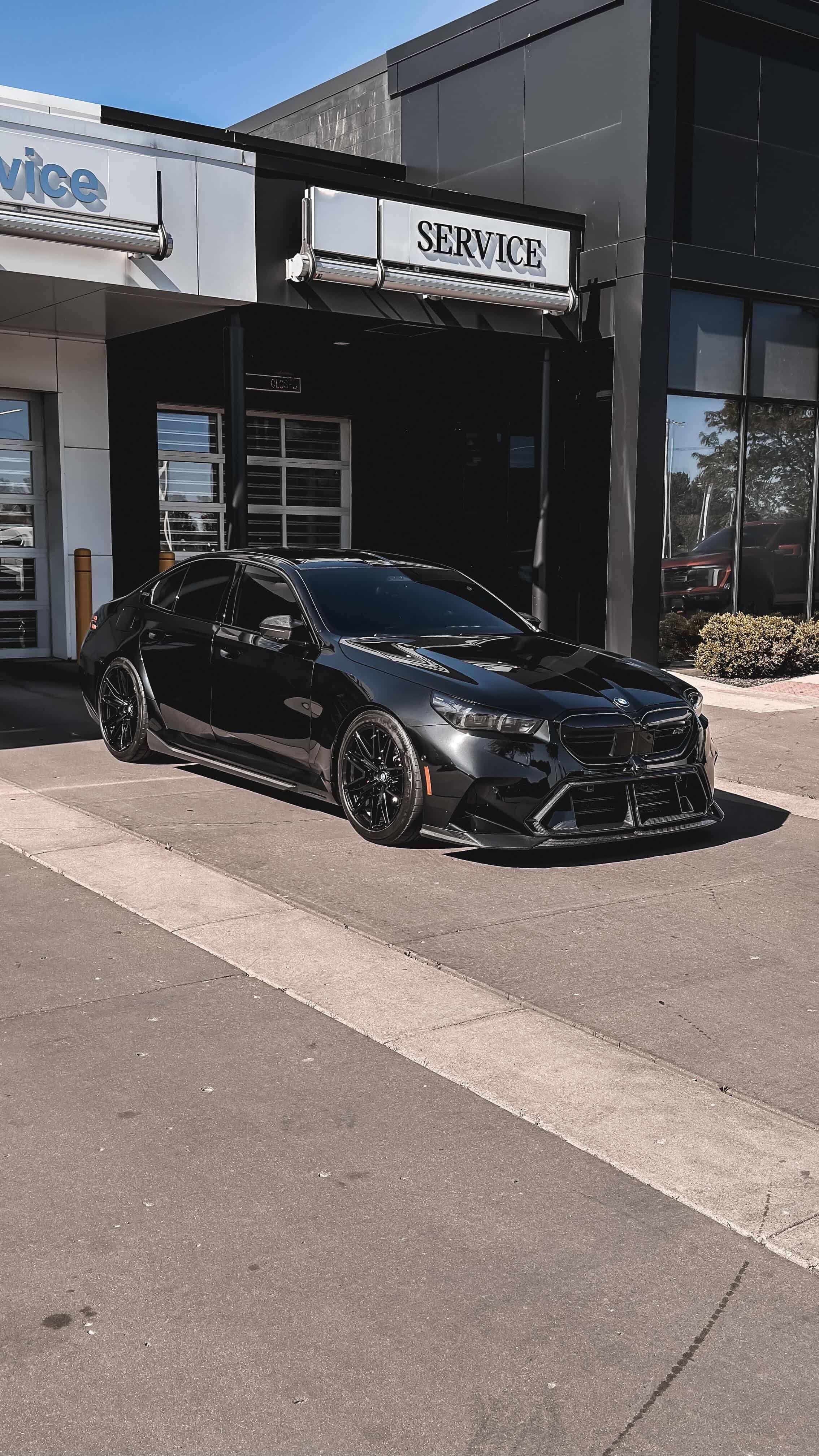 Kies-Motorsports NWCarbon Haus G90/G99 M5 SQ-A Style Dry Carbon Fiber Front Lip
