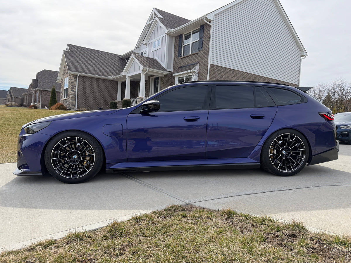 Kies-Motorsports NWCarbon Haus G90/G99 M5 SQ-A Style Dry Carbon Fiber Side Skirt