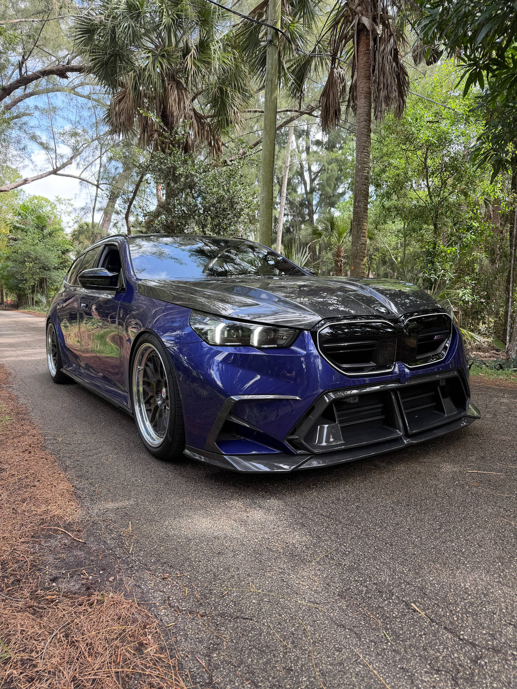 Kies-Motorsports NWCarbon Haus G90/G99 M5 SQ Style Carbon Fiber Front Bumper Center Trim