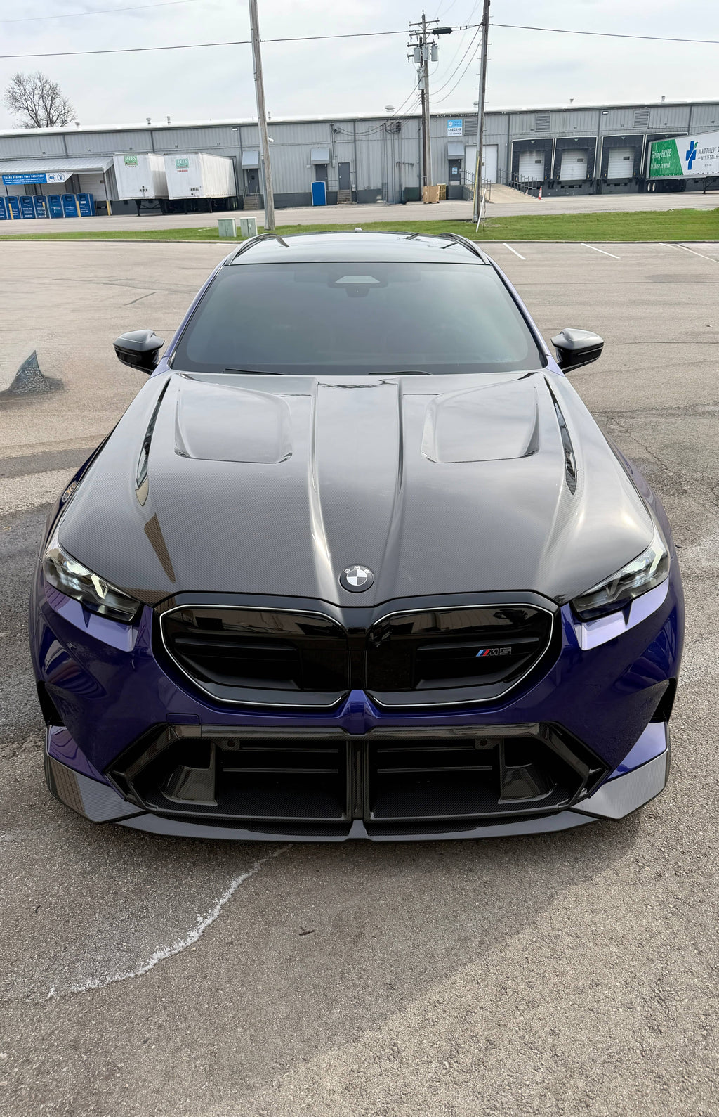 Kies-Motorsports NWCarbon Haus G90/G99 M5 SQ Style Dry Carbon Fiber Vented Hood