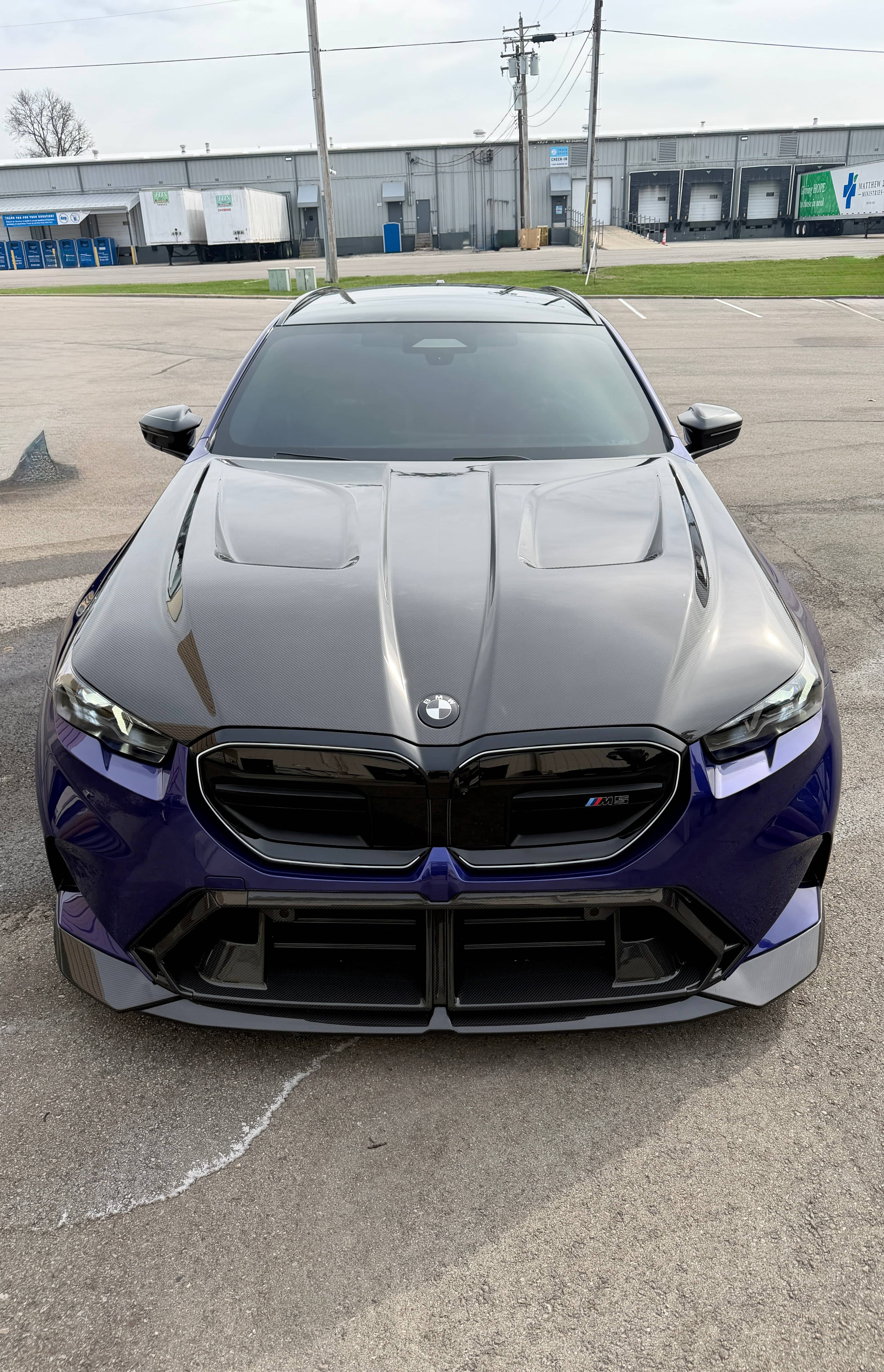 Kies-Motorsports NWCarbon Haus G90/G99 M5 SQ Style Dry Carbon Fiber Vented Hood