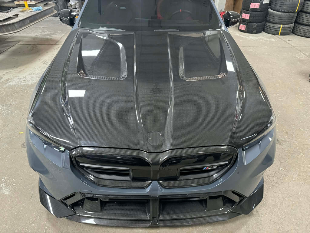 Kies-Motorsports NWCarbon Haus G90/G99 M5 SQ Style Dry Carbon Fiber Vented Hood