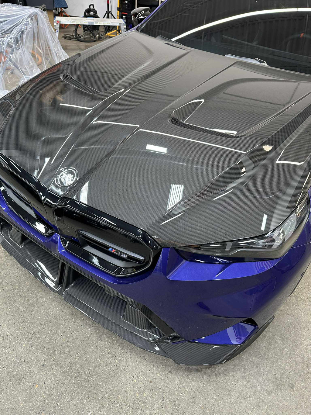 Kies-Motorsports NWCarbon Haus G90/G99 M5 SQ Style Dry Carbon Fiber Vented Hood